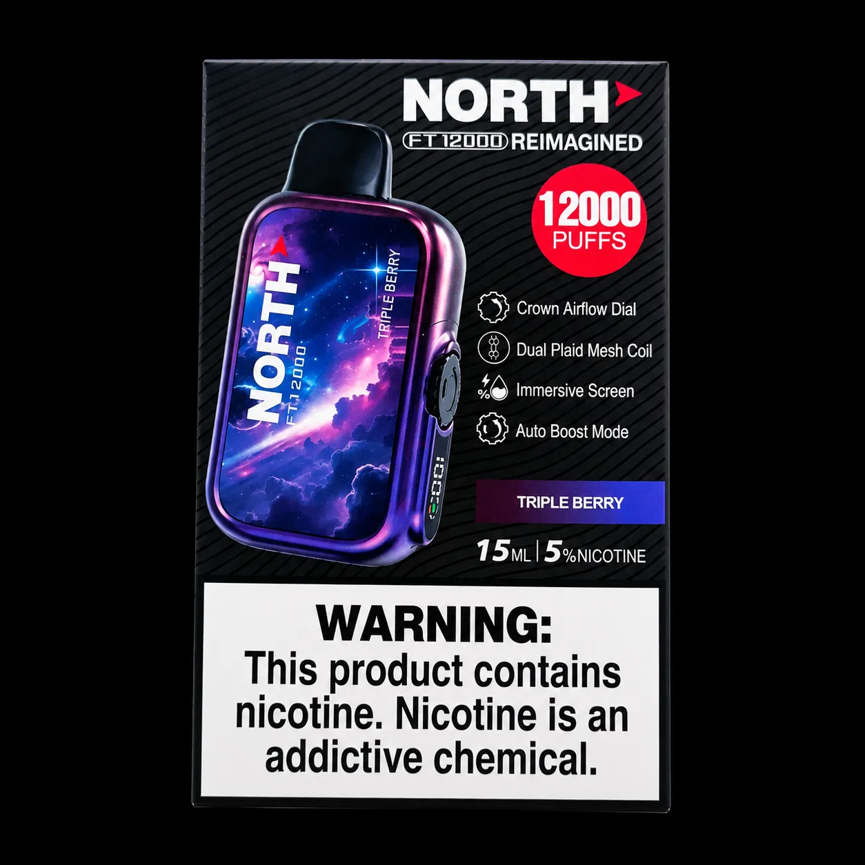 North 12000 puffs