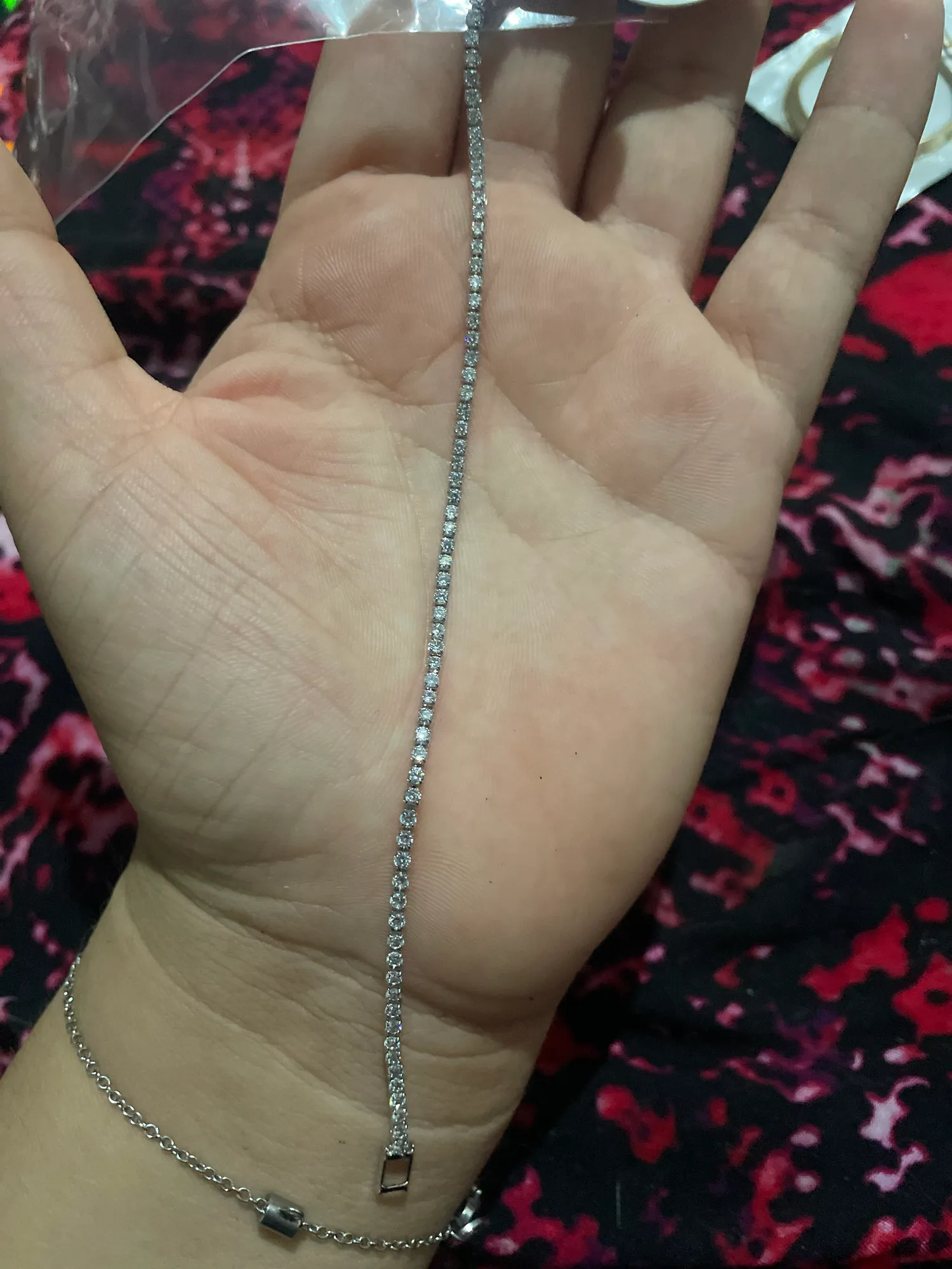 pulsera fina enchapada 