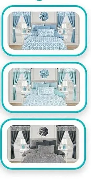 Set Sabana Full y 2 Cortinas 🩵