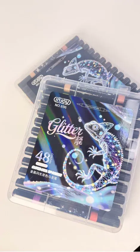 Marcador Glitter x48