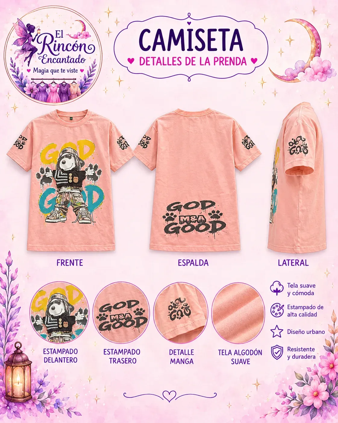 Camiseta de algodón