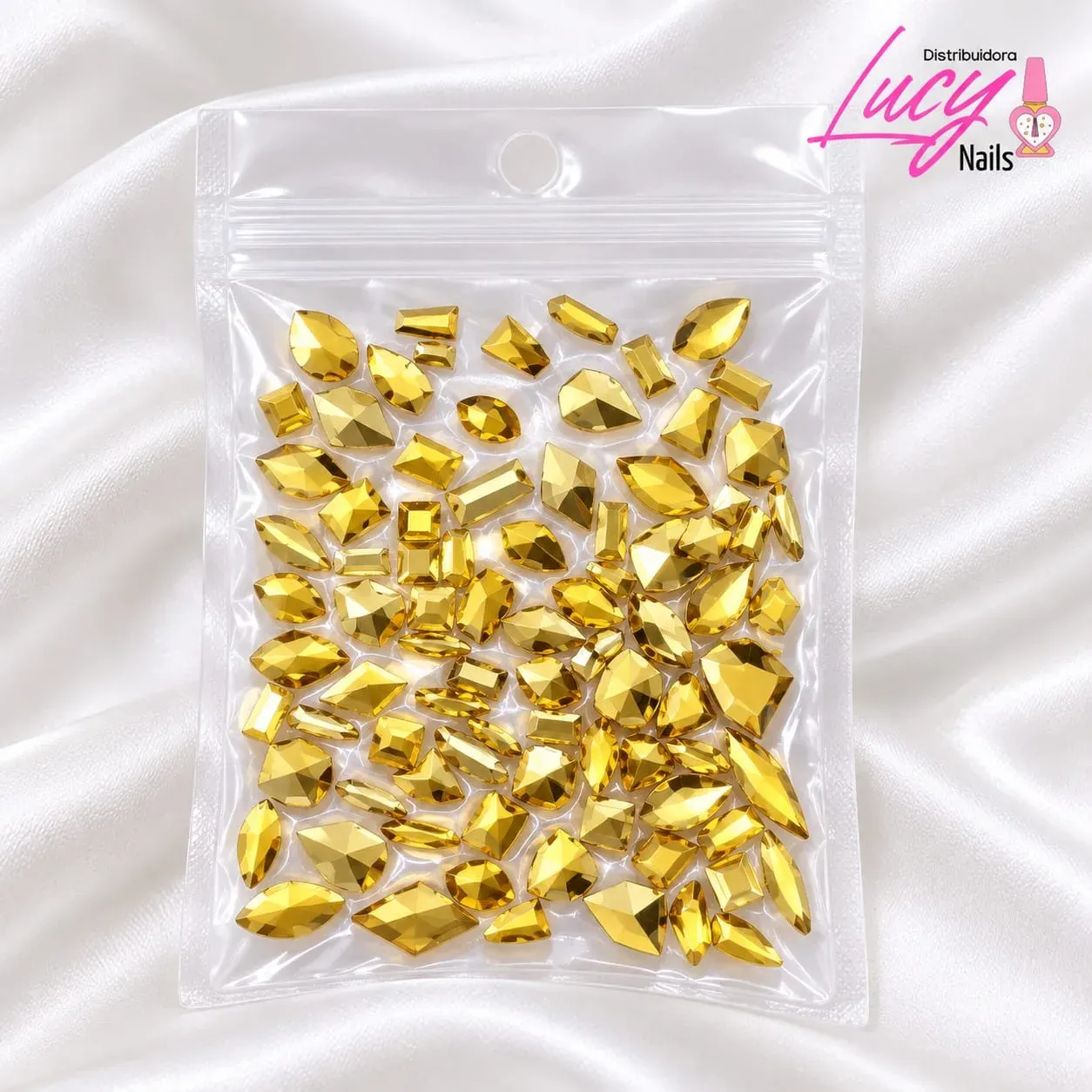 CRISTALES FORMAS DIVERSAS LUCY NAILS