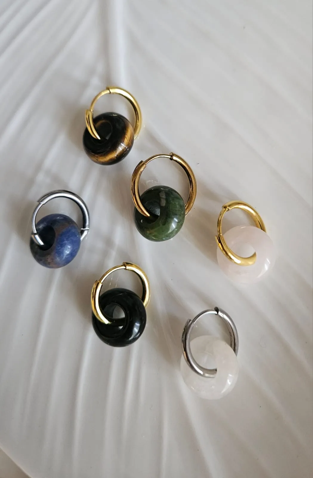 Aros Donas Piedra Natural