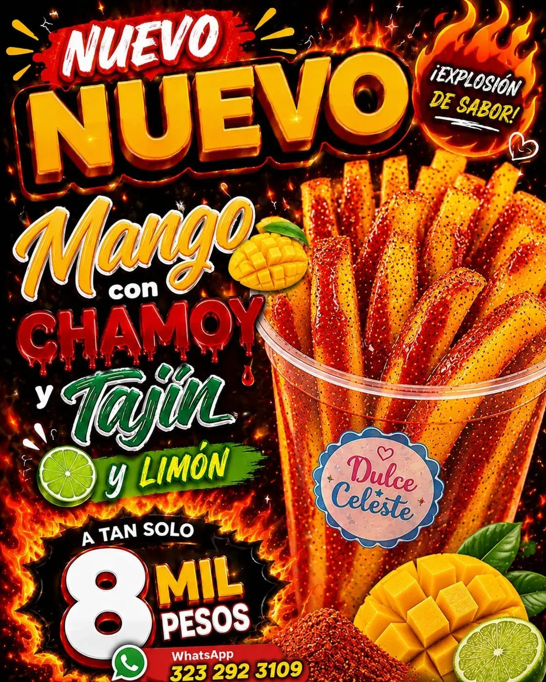 Mango con Tajín chamoy
