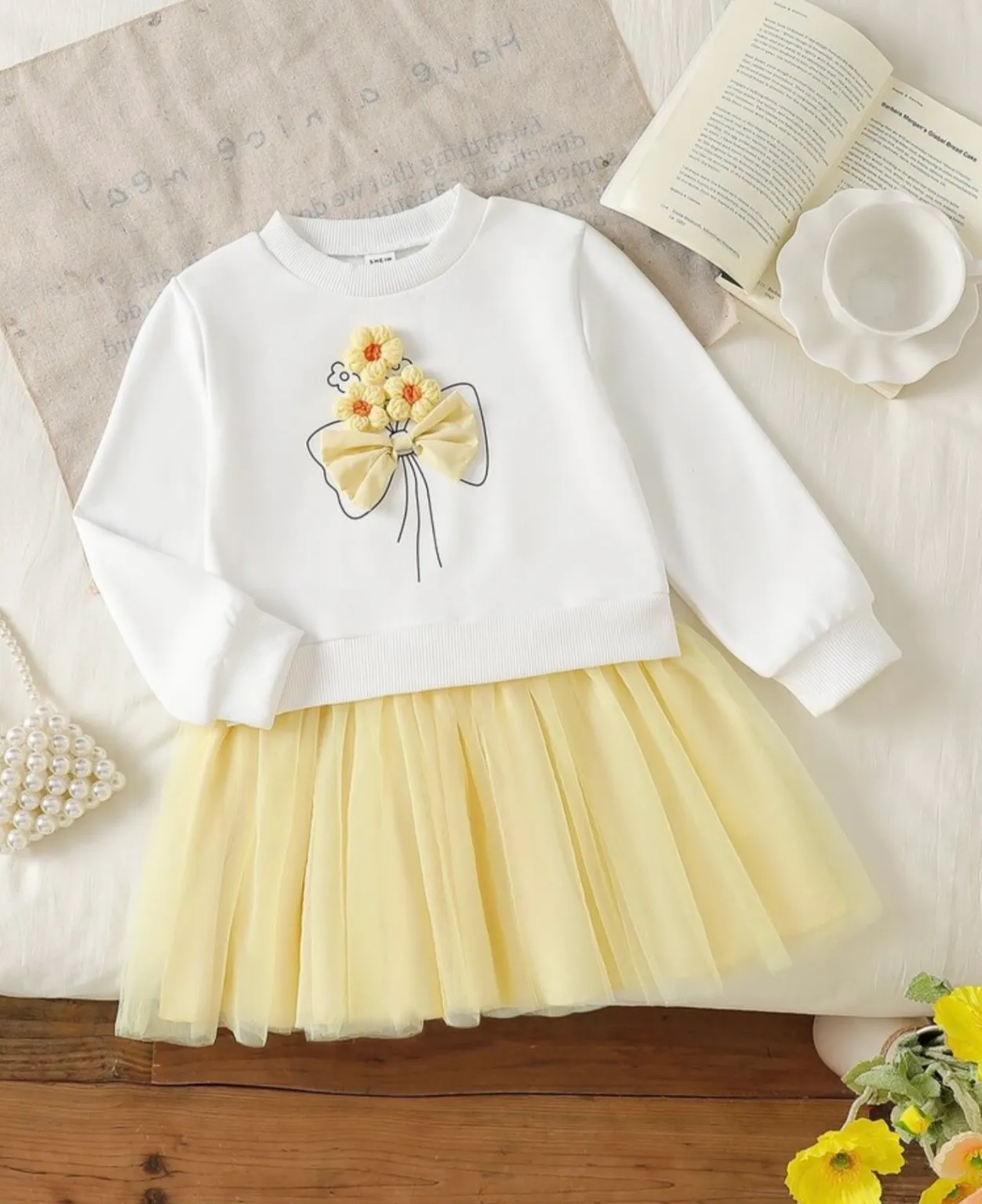 Conjunto de Falda Amarillo