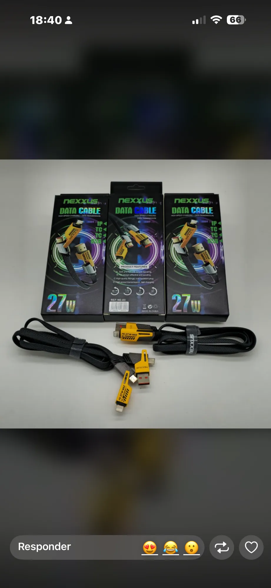 Cable 2 en 1