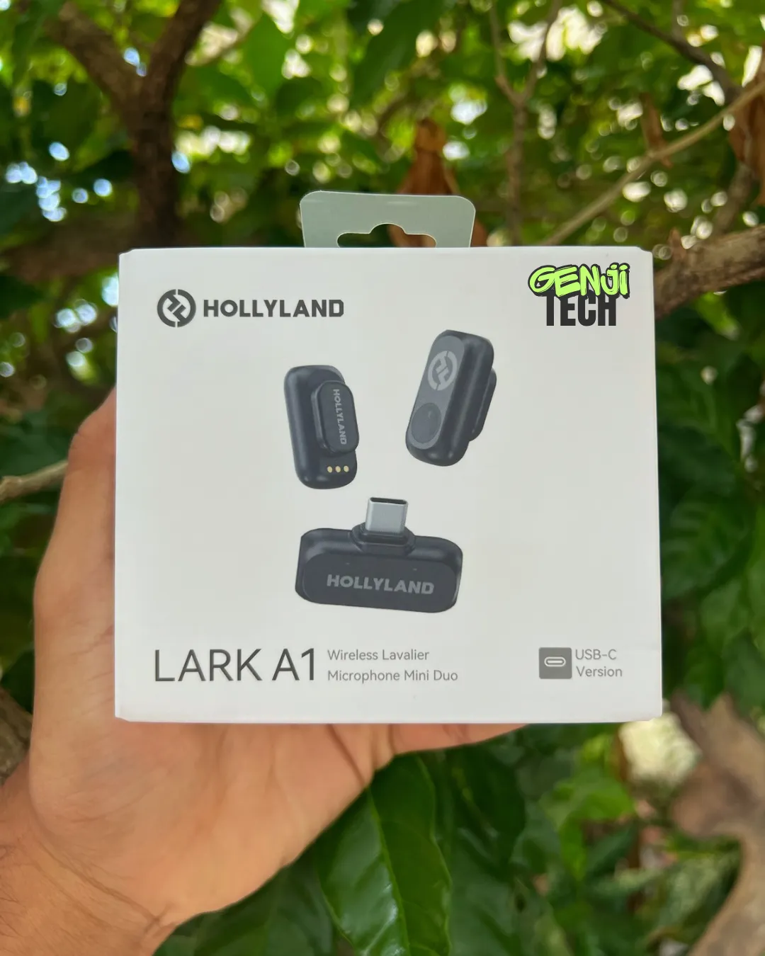 Hollyland Lark A1 Mini Duo (USB-C) — 2 transmisores + receptor