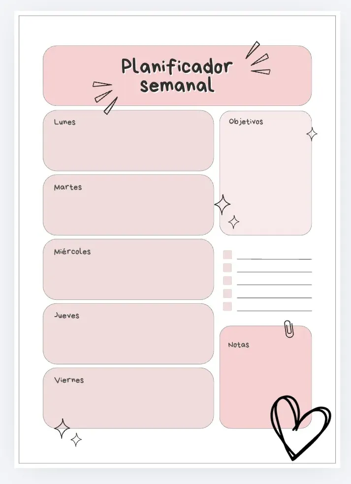 Planificador Semanal Imprimible ✨ - Image 2