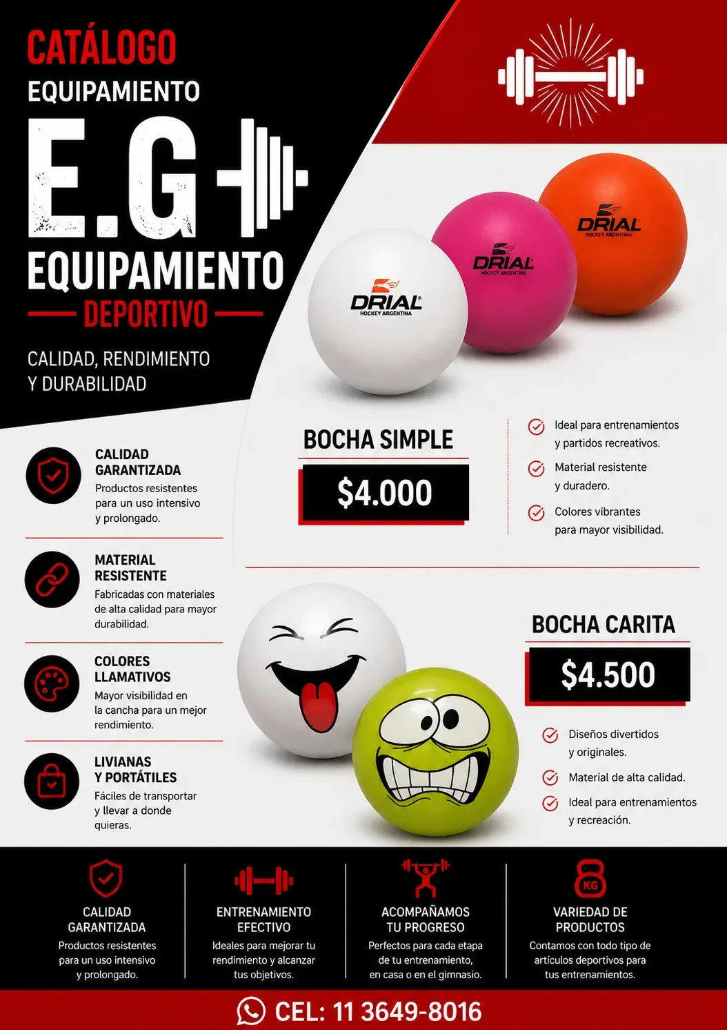 Bochas de hockey 