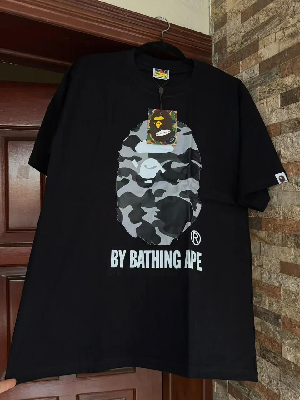 T-shirt bape // camo