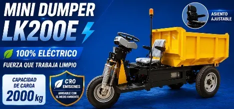 MINI DUMPER ELECTRICO DE 2 TN - Image 1