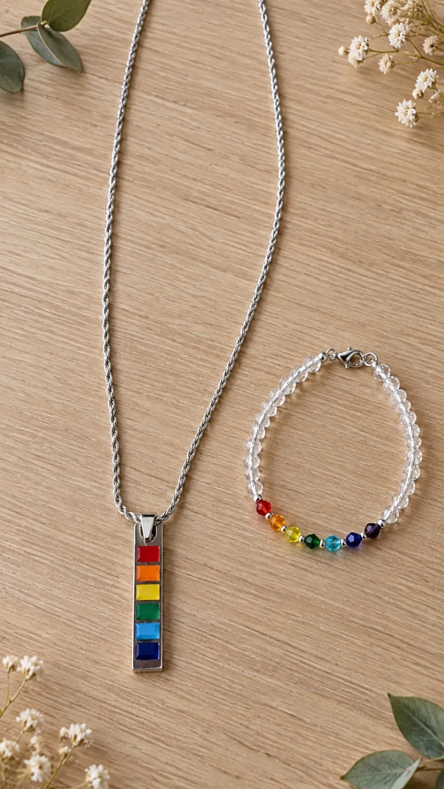 Pulsera y Collar de 7 chakras - Image 1