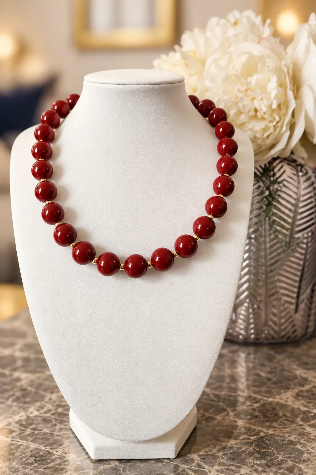 Collar POP vinotinto
