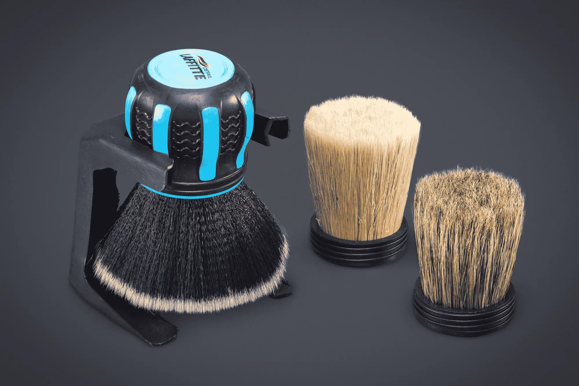 BROCHA KIT x 3 MEDIDAS INTERCAMBIABLES + SOPORTE LAFFITTÉ