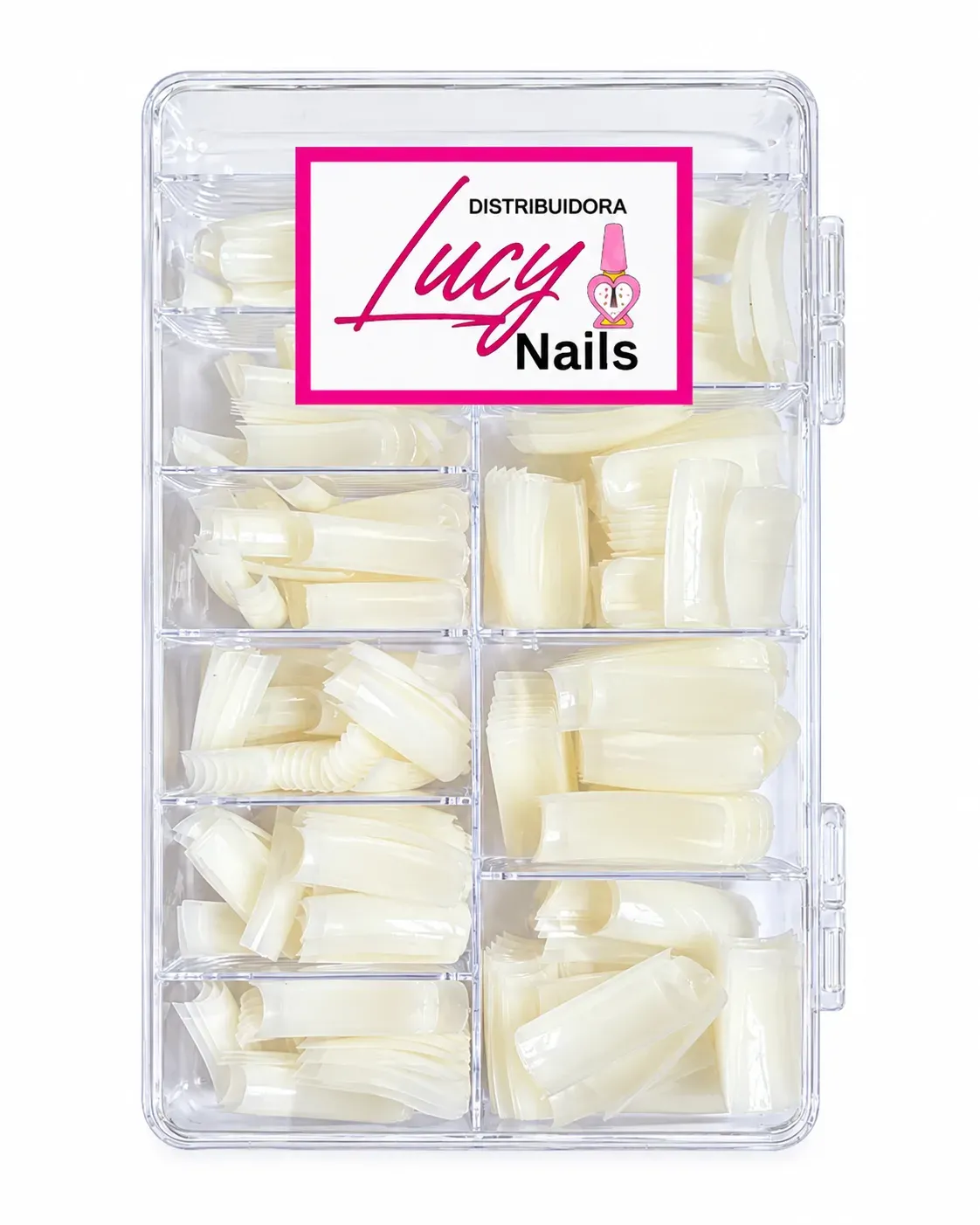 TIP SQUARE NATURAL LUCY NAILS