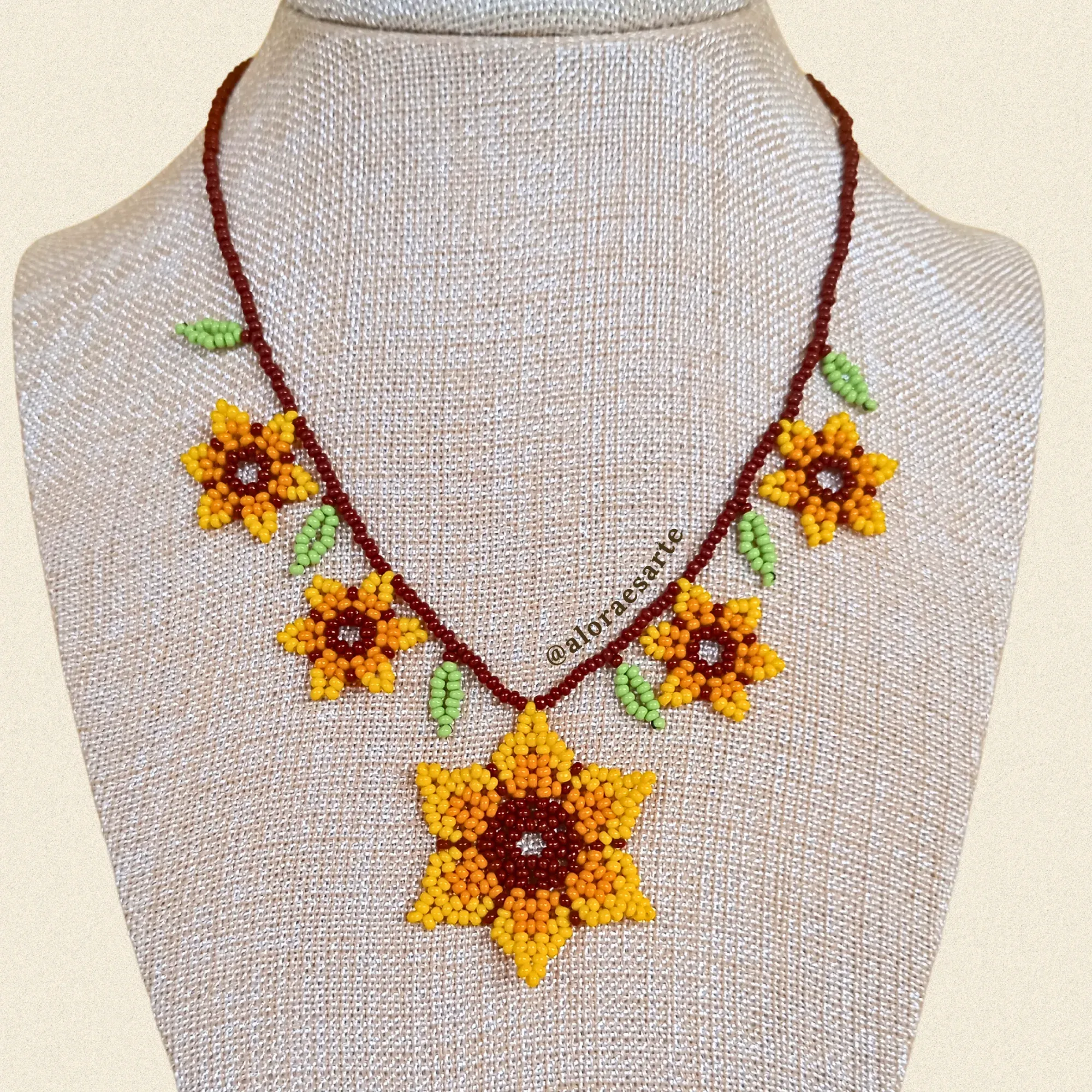 Collar Girasol Plano