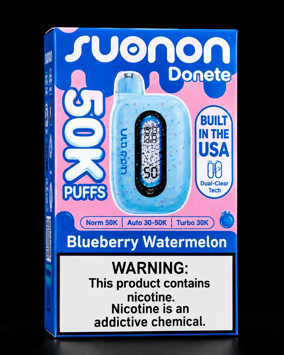 Suonon donete in the usa 50k puffs