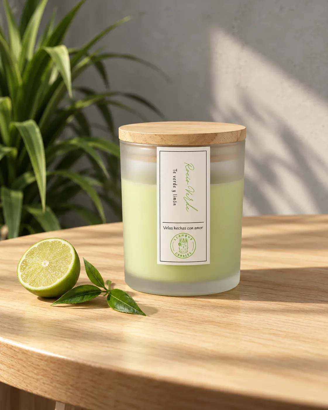 Vela Aromática Clásica - Rocío Verde