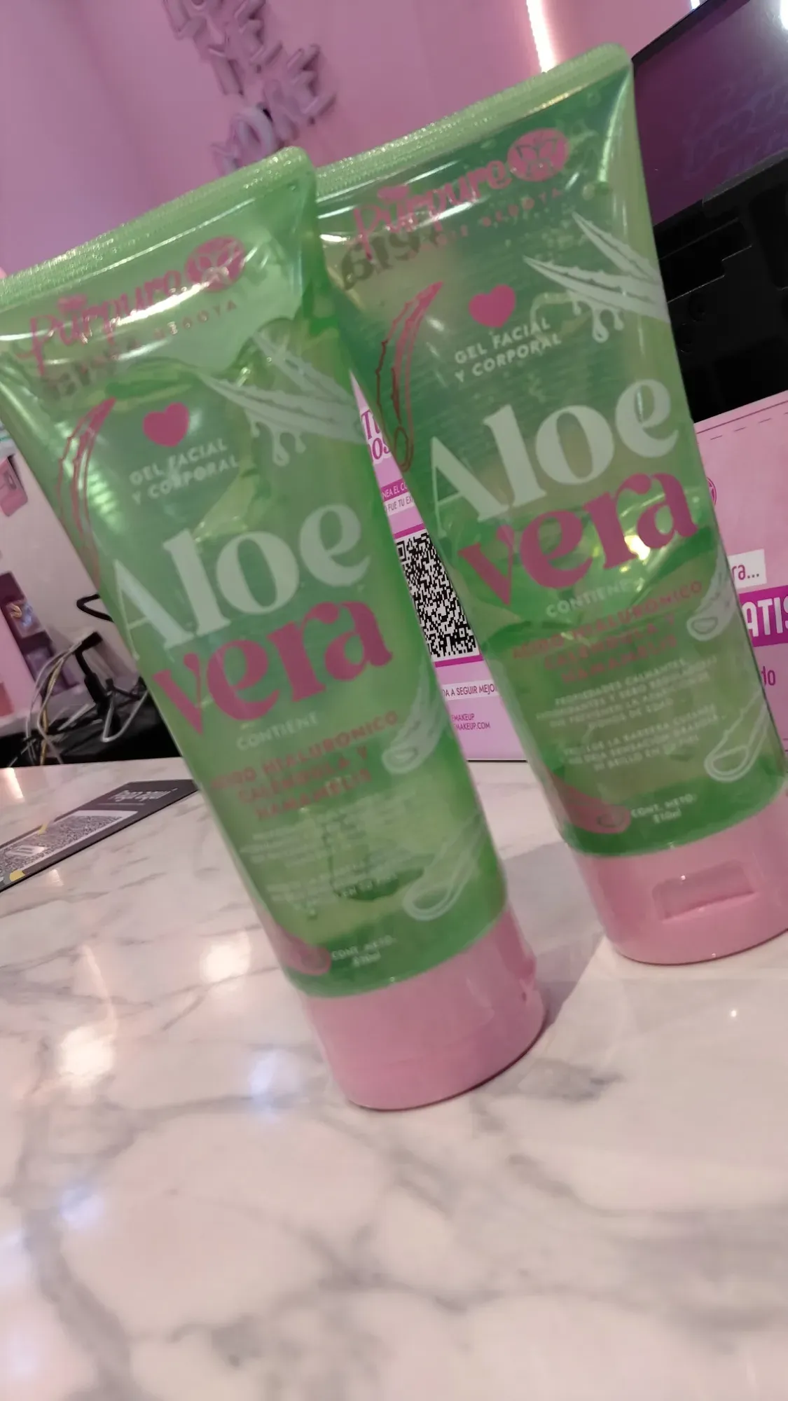 Gel facial y corporal De Áloe Vera Purpure
