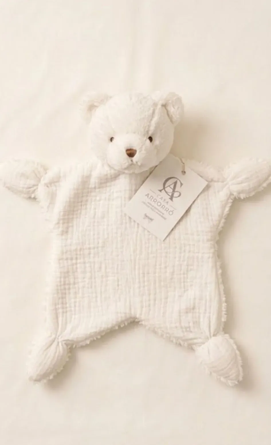 Muñeco babita de Apego · Colección Casa Arrorró® Oso
