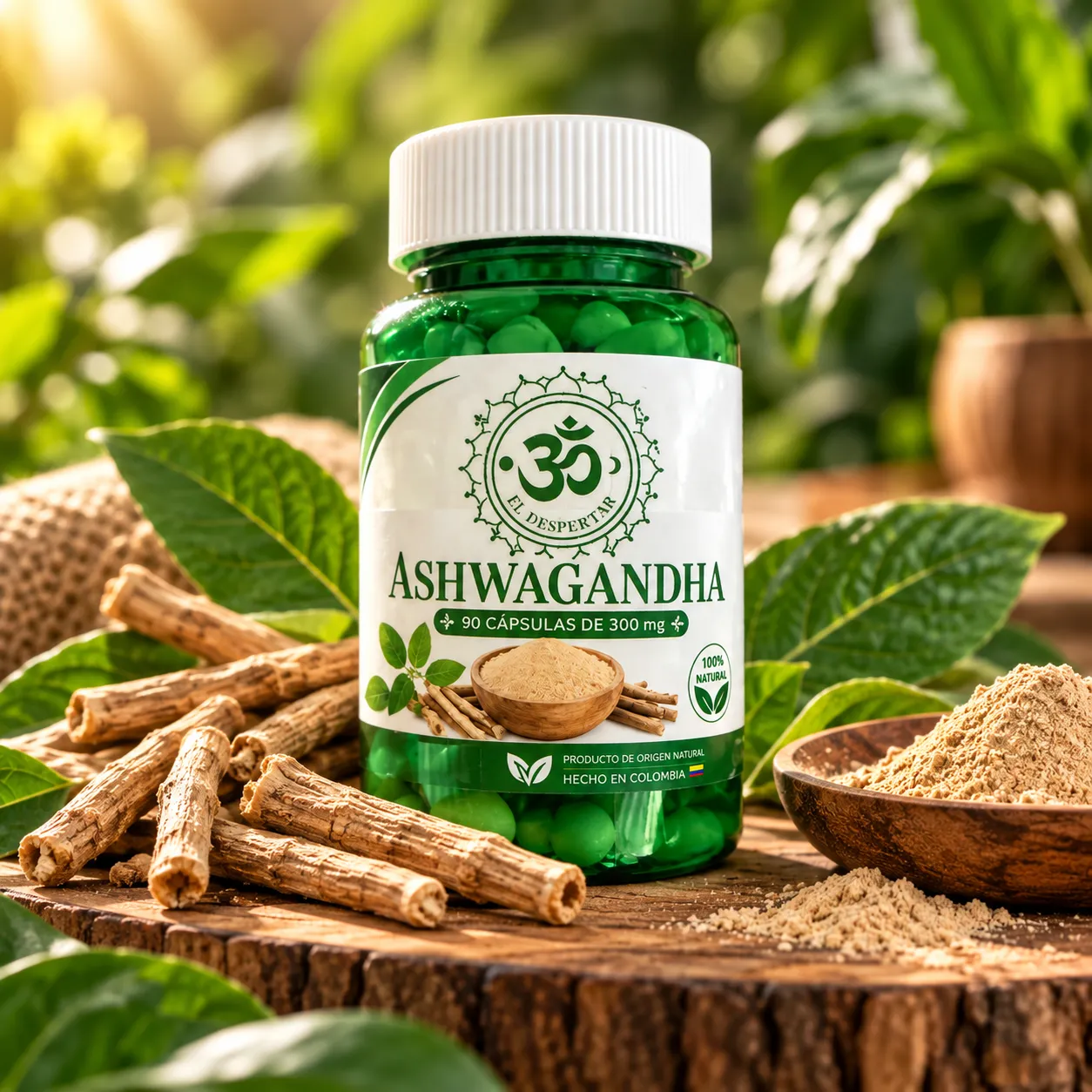 ASHWAGANDHA 300mg-90 cápsulas 