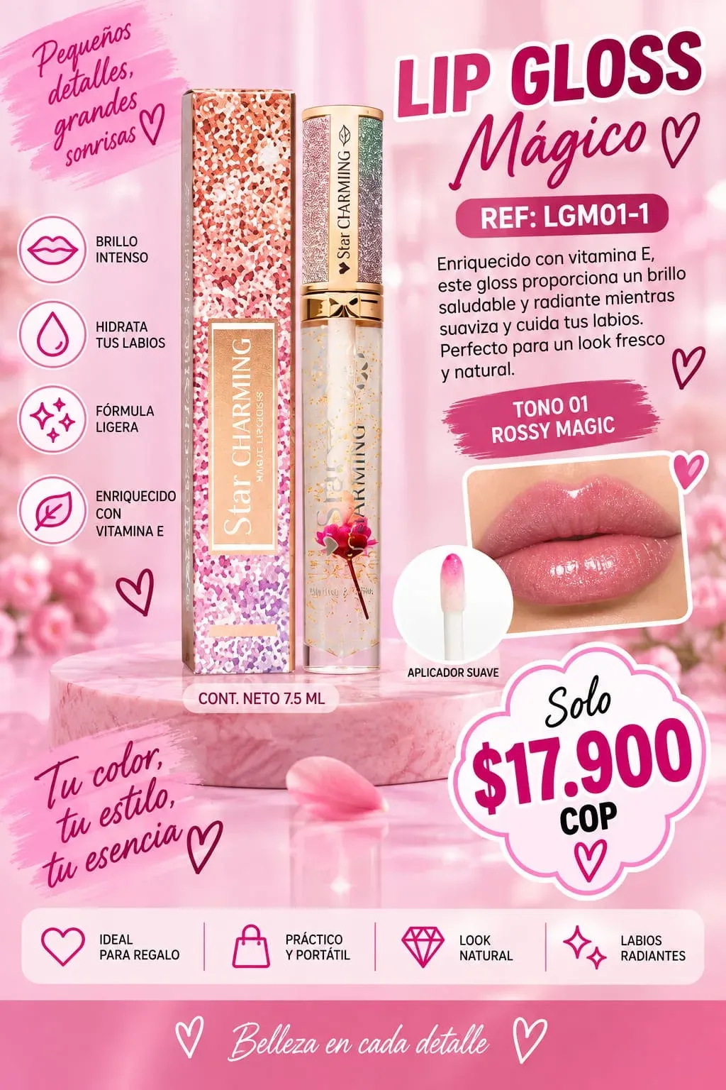 Lip Gloss Mágico STAR CHARMING