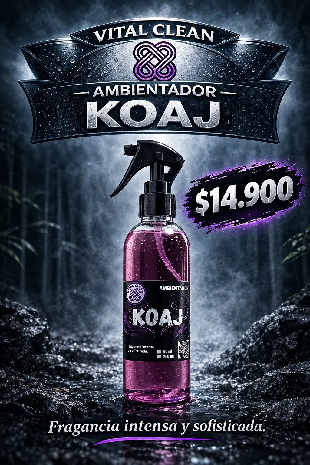 Ambientador con aroma a koaj
