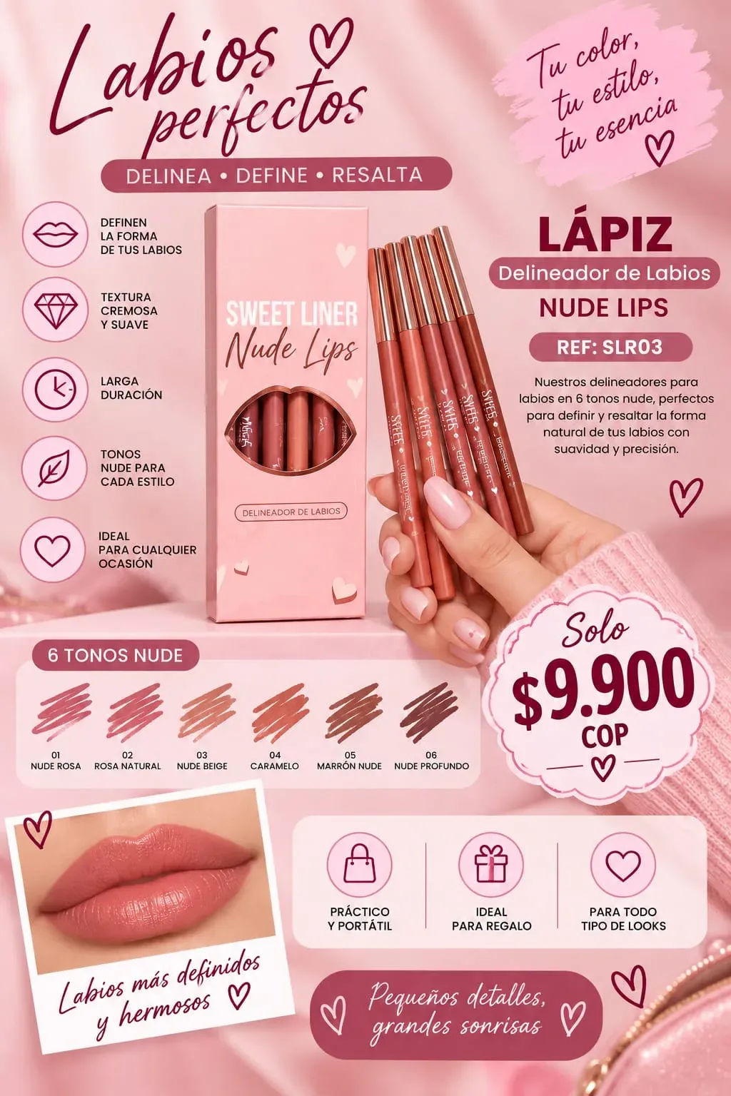 Delineador de Labios NUDE LIPS