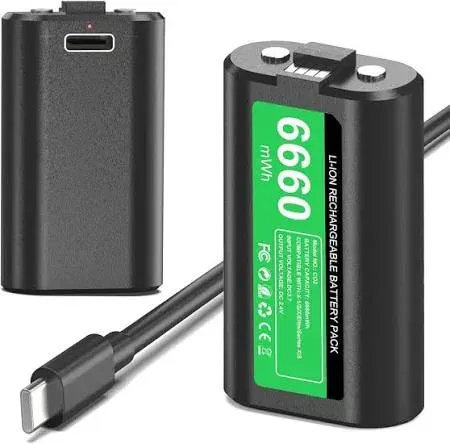 Paquete de 2 baterías recargable para control de Xbox One/Xbox Series X|S 6660mWh - Image 1