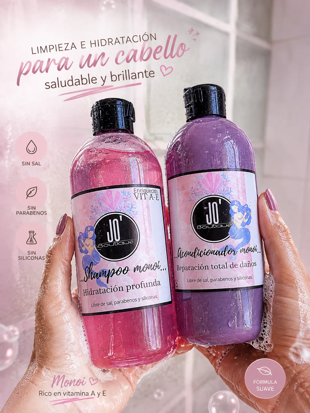 Kits shampoo más acondicionador monoii