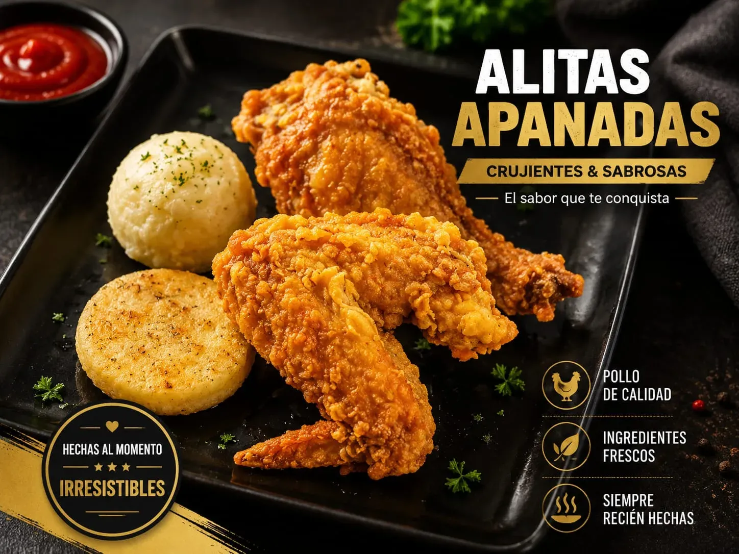 ALAS EMPANIZADA 